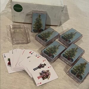 Foster Christmas playing cards-7 sets new